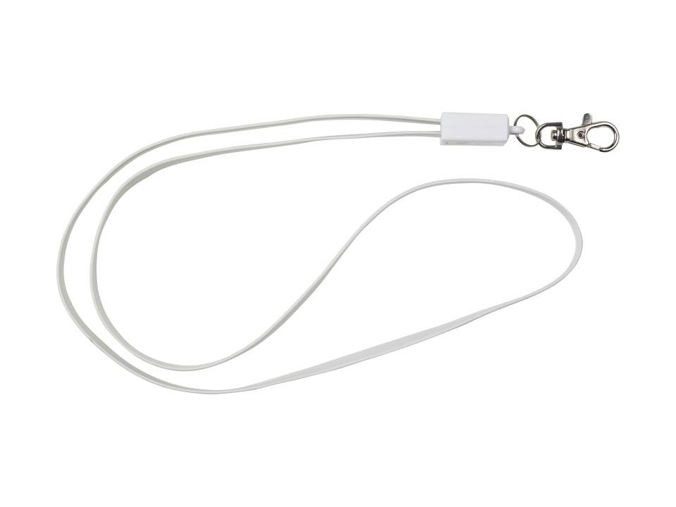 TPE lanyard and charging cable in one 4