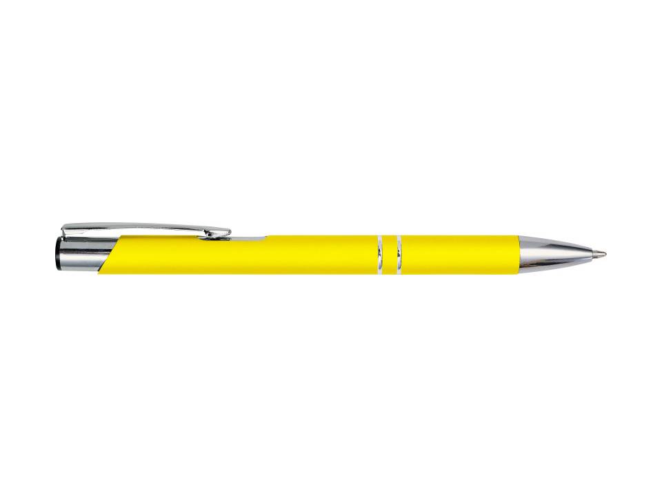 Metal rubberized ballpen 3