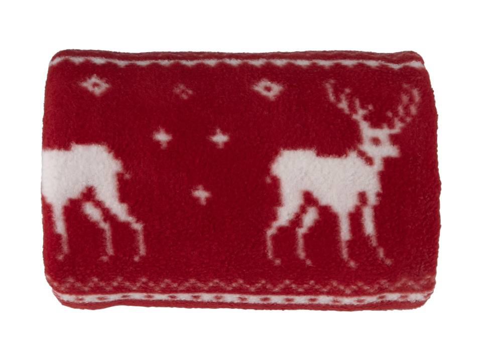 Polar fleece reindeer blanket 3