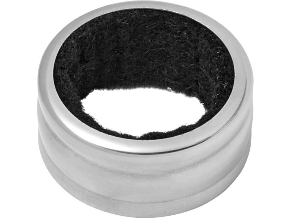 Stainless steel and bamboo wine set 1