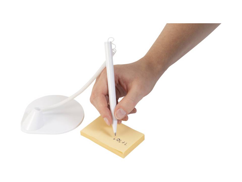 Pen in holder with coiled cord 3