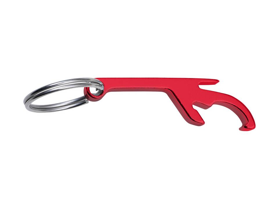 Key chain with bottle opener and can opener 3