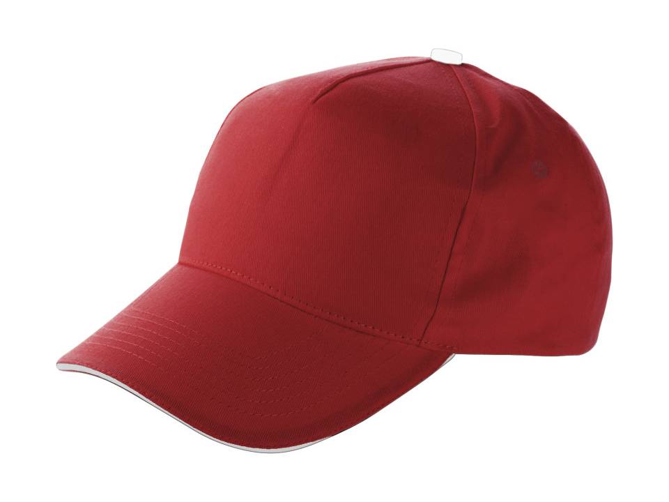 Cap with sandwich peak 9