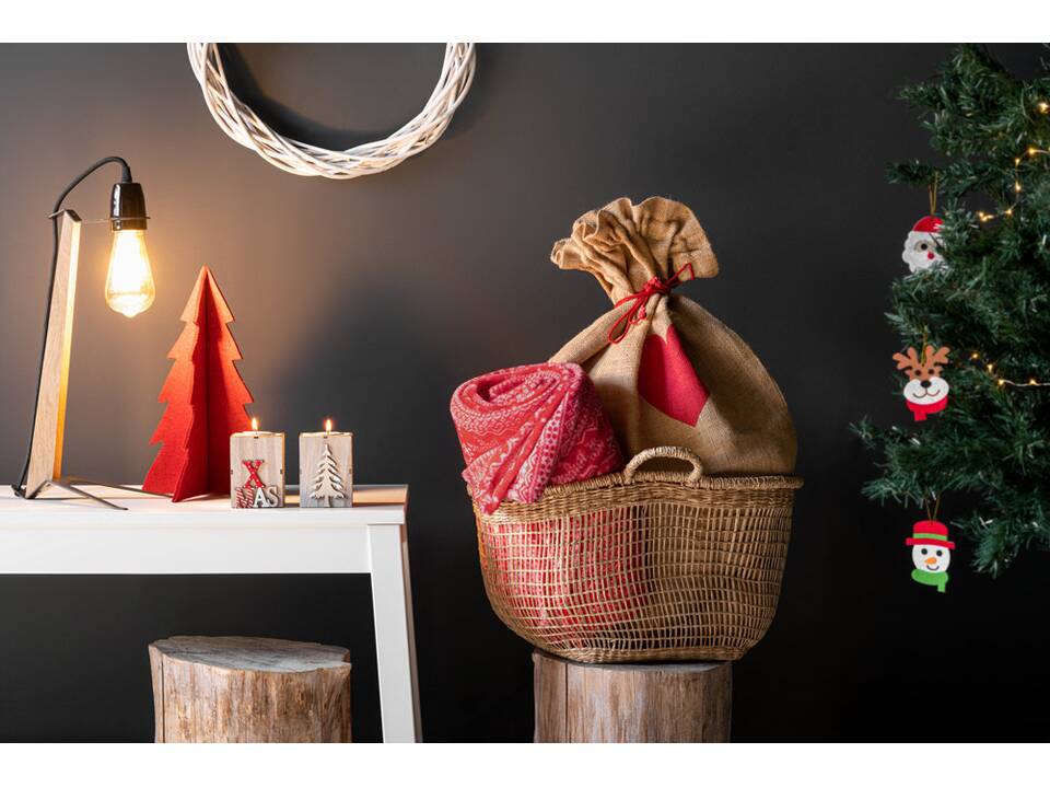 MDF Xmas candle holder 2