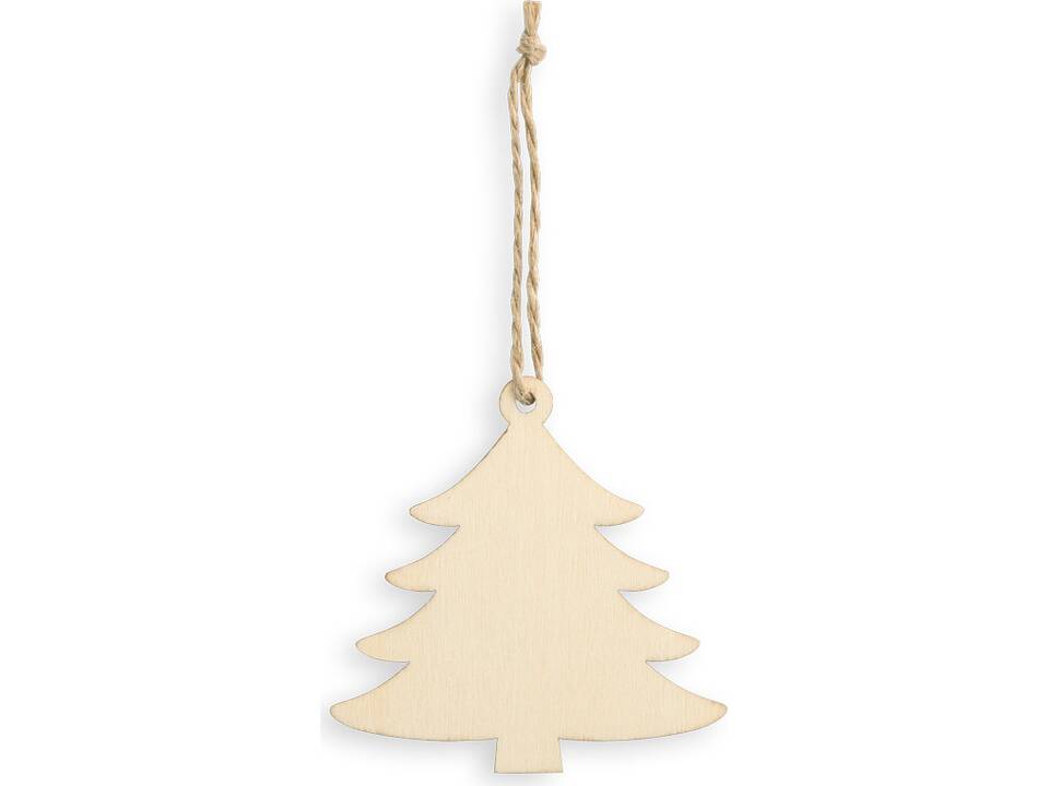 Plywood Christmas ornaments 3