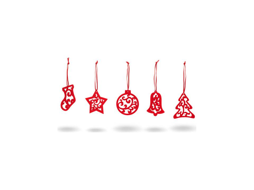 Set of 5 Christmas decorations 6