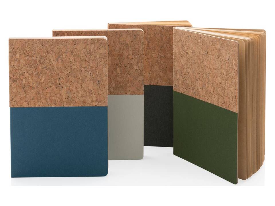 A5 kurk en kraft notitieboek