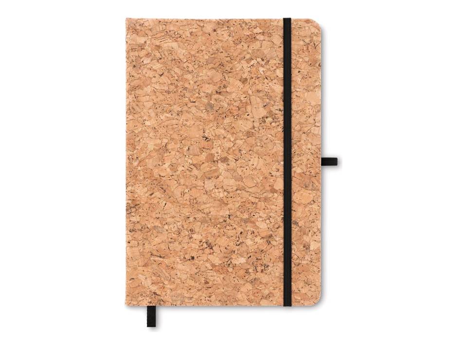A5 notebook with cork cover