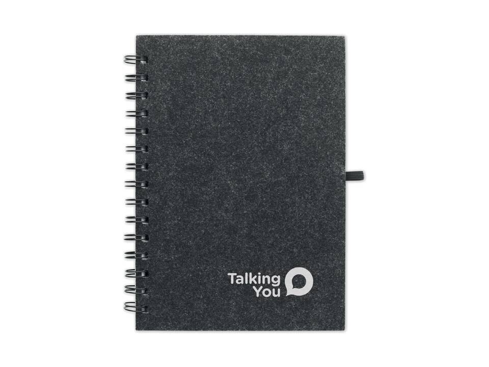 A5 RPET felt cover notebook 3