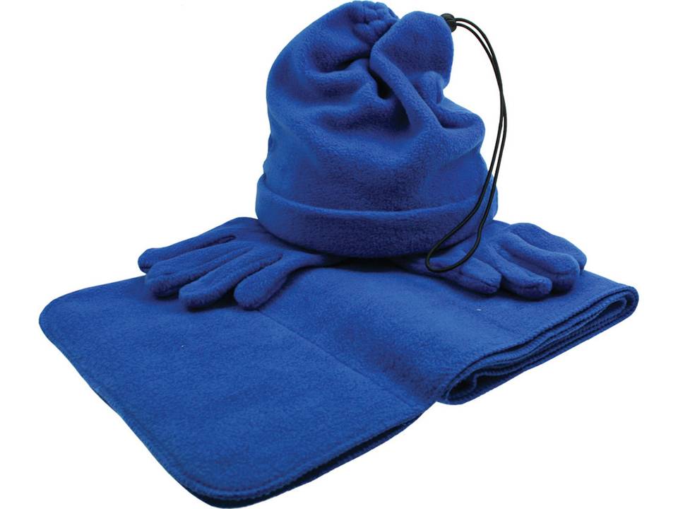 Fleece scarf, gloves, ski col 3