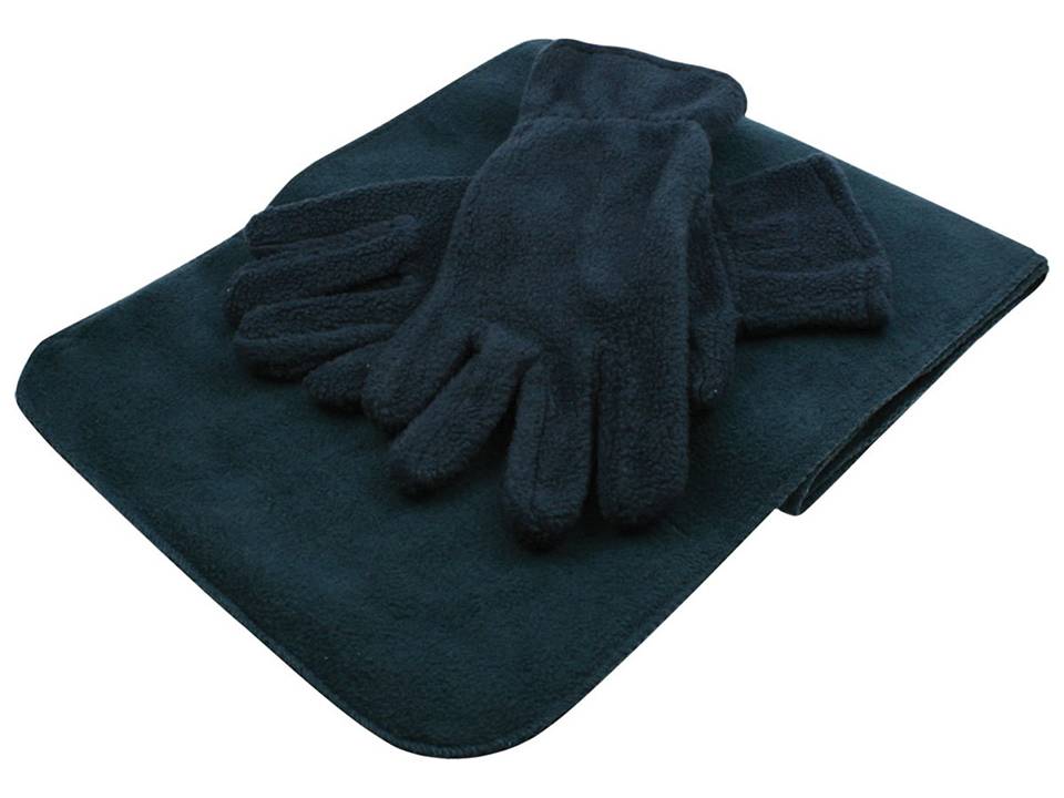 Fleece scarf & gloves 2