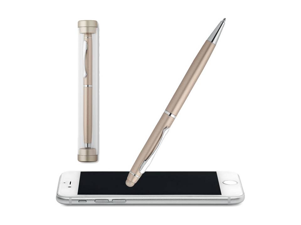 Aluminium stylus pen in tube