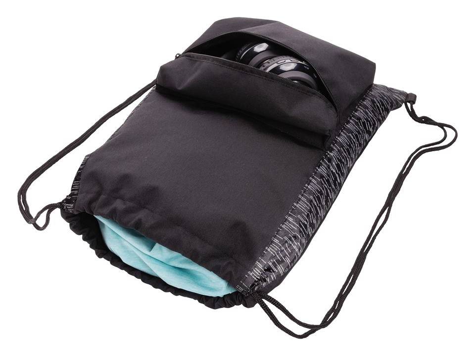 AWARE™ RPET Reflective drawstring backpack 4