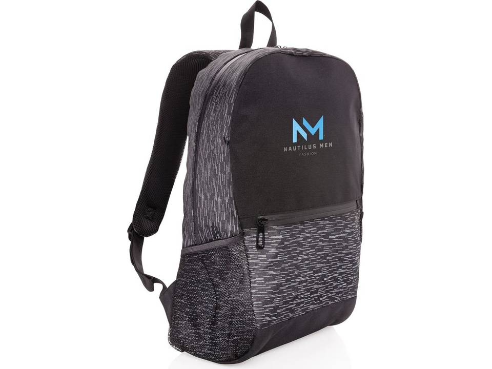 AWARE™ RPET Reflective laptop backpack 7