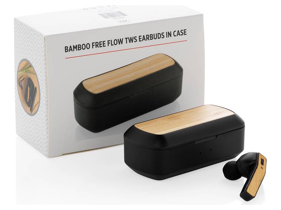 Bamboo Free Flow TWS earbuds in case 5