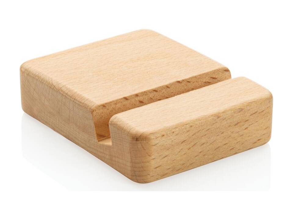 Bamboo phone stand 1