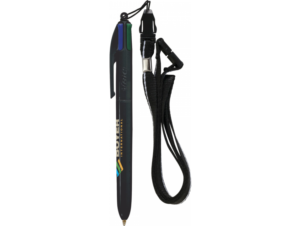 BIC® 4 Colours pen + Lanyard 3