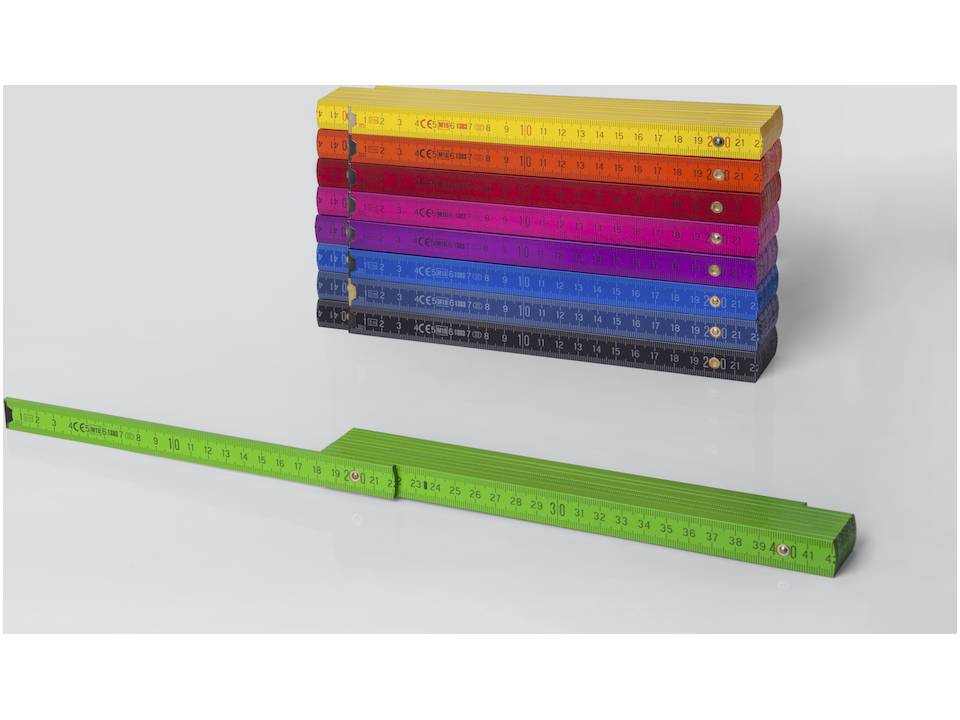 Coloured rulers - 2 meters 30