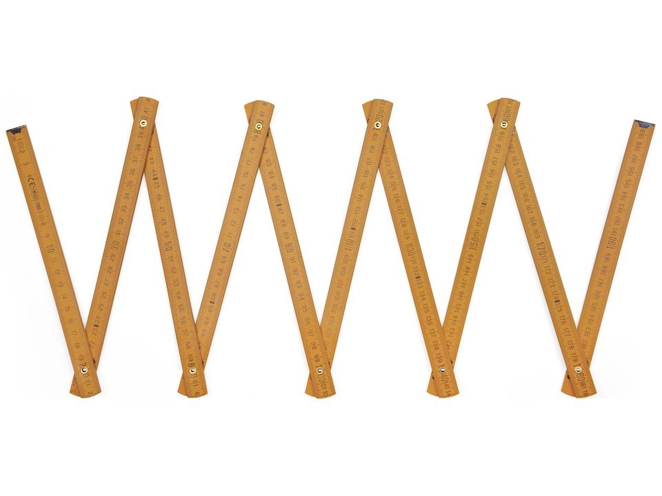 Coloured rulers - 2 meters 26