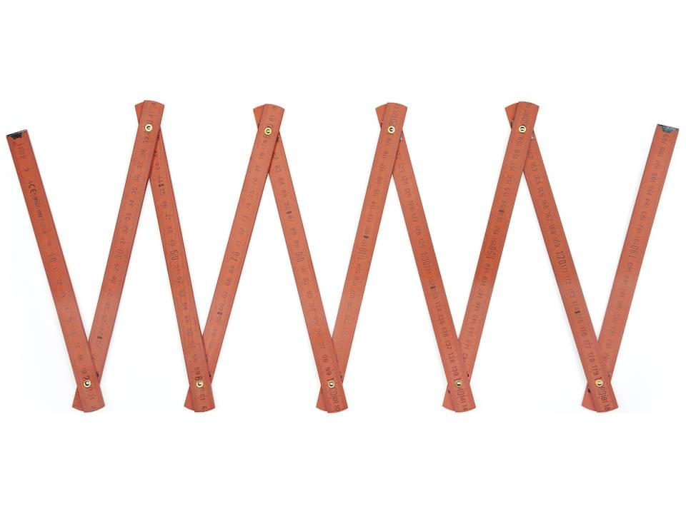 Coloured rulers - 2 meters 24