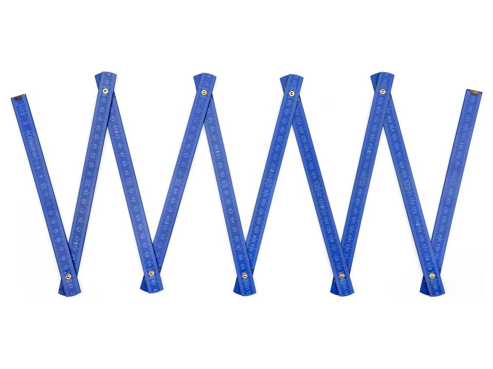 Coloured rulers - 2 meters 20