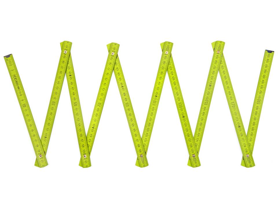 Coloured rulers - 2 meters 19