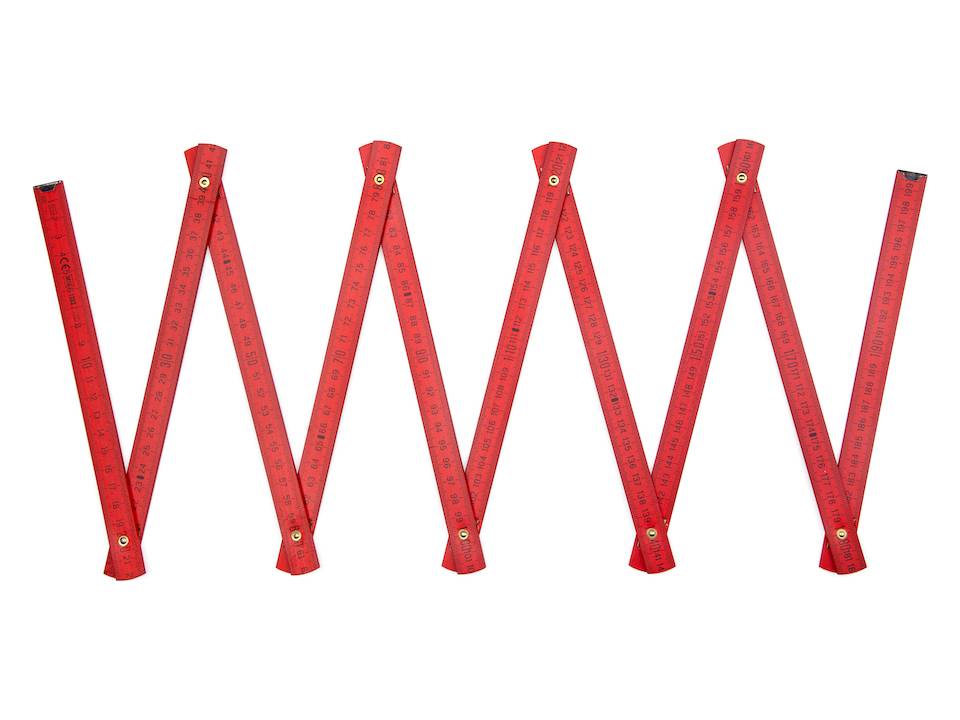 Coloured rulers - 2 meters 14