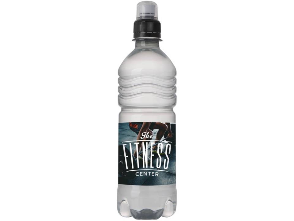 Bronwater met sportdop RPET - 500 ml - bedrukken