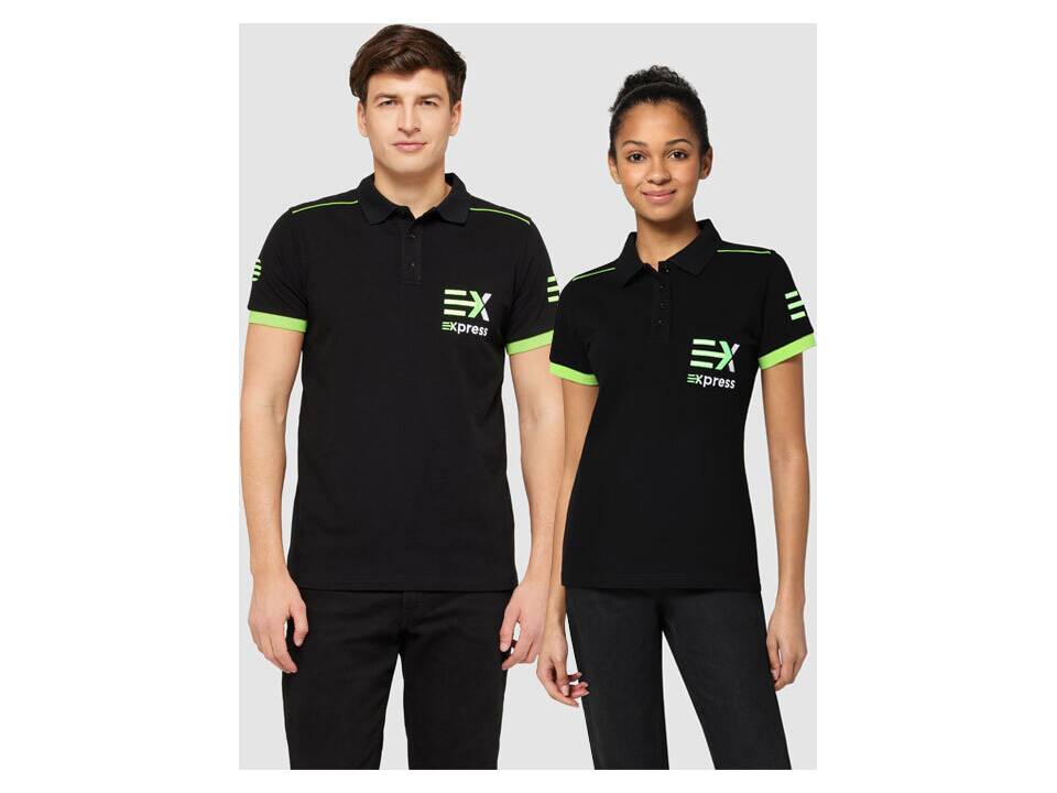 Custom-Made Stylish Cotton Polo with Contrast Piping 190g – Fully Custom Design 1