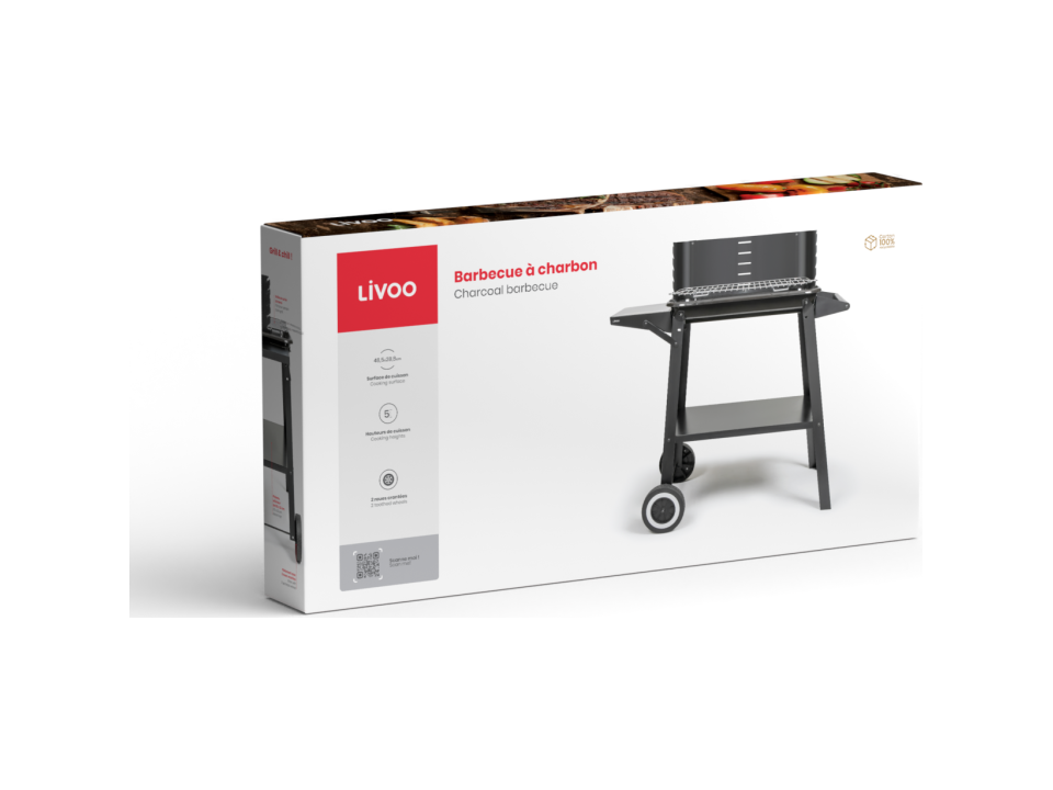 Livoo Charcoal barbecue 5