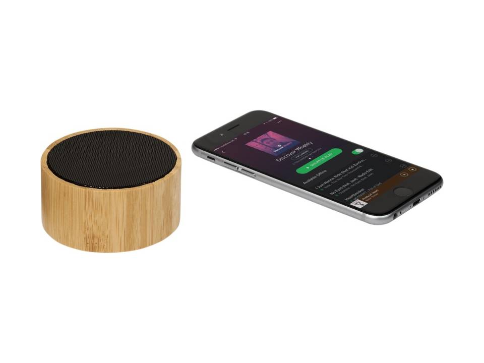 Cosmos bamboo Bluetooth® speaker