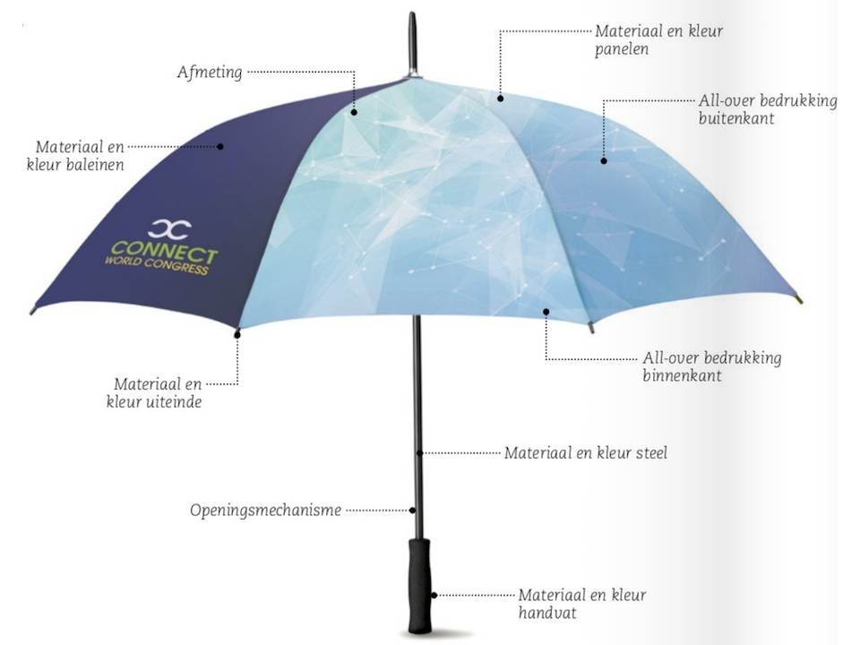 Custom Made One-Piece umbrella 2