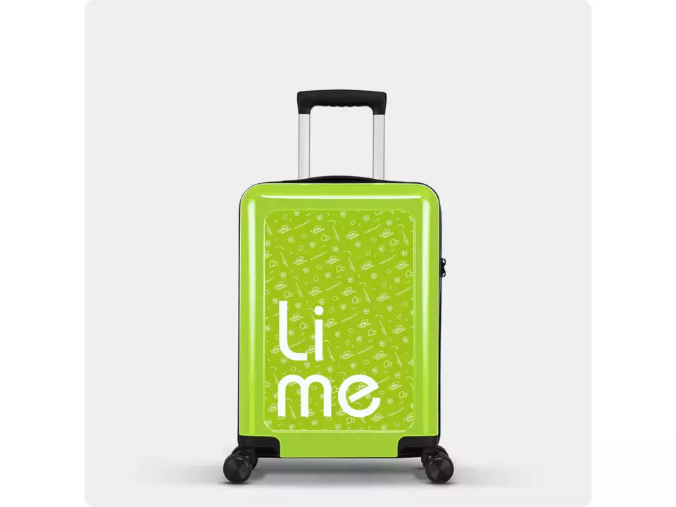 Carry-on suitcase with full color sticker – your message on the move 2