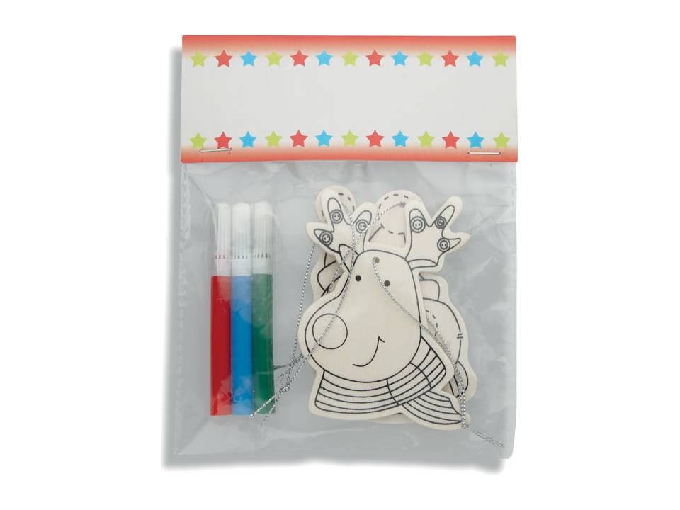 Wooden ornament set 1