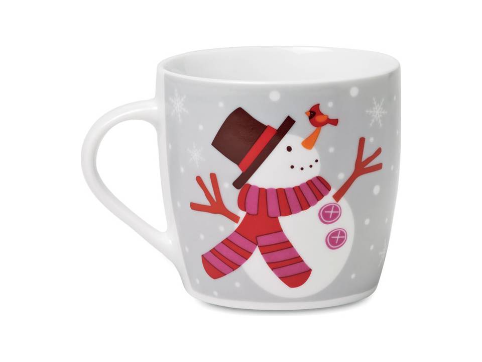 Mug with coaster Snowman 3