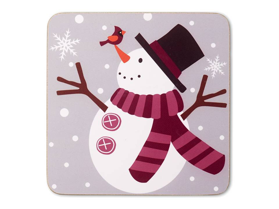 Mug with coaster Snowman 1