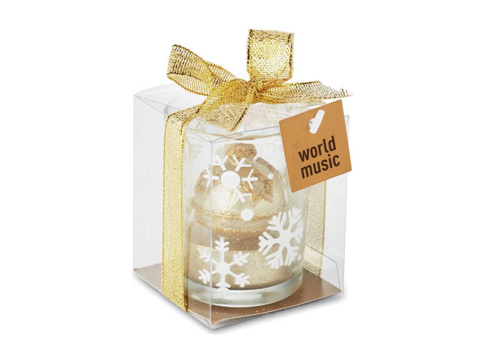 Glass candleholder 6