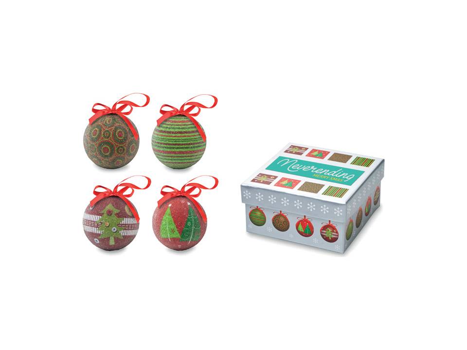 Christmas bauble set 4