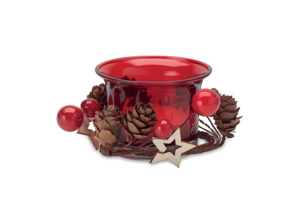 Xmas candle holder 1