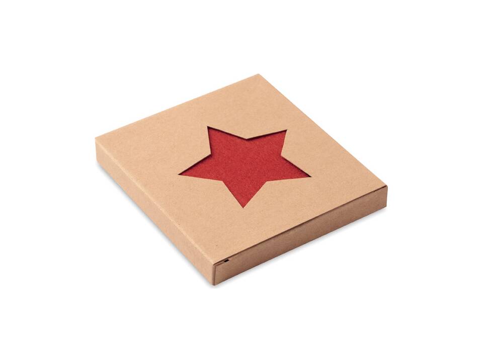 RPET 4 felt coaster set 4