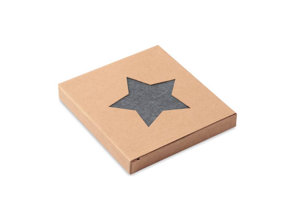 RPET 4 felt coaster set 9