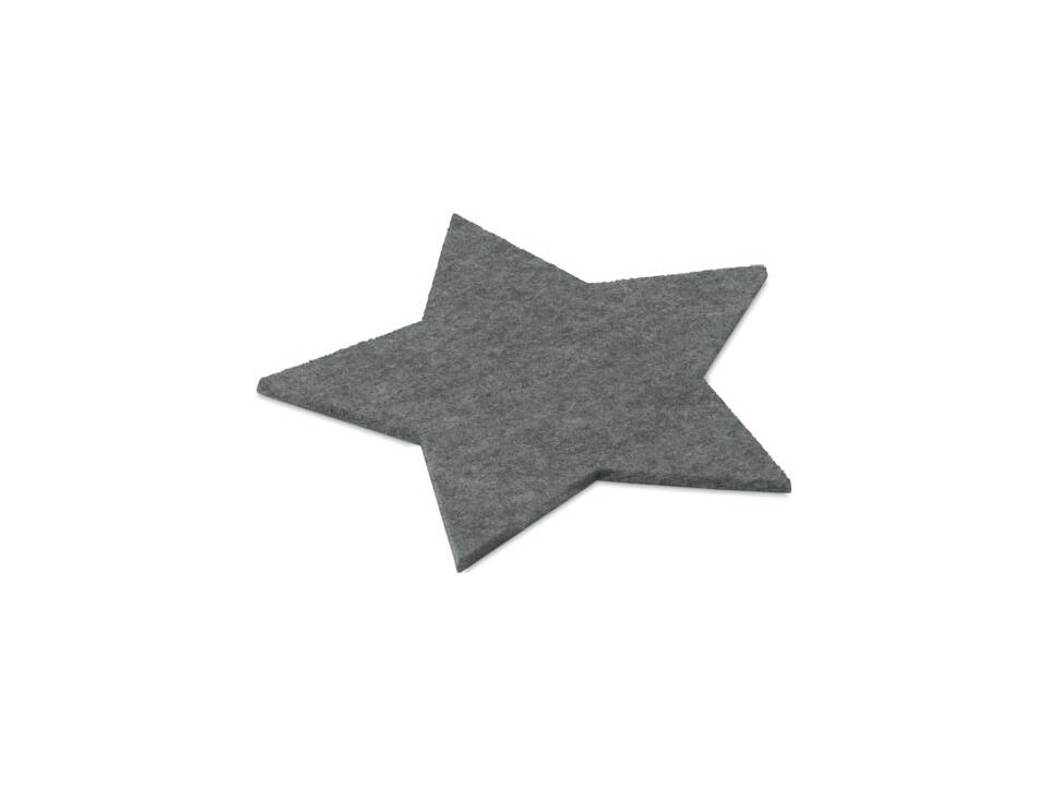 RPET 4 felt coaster set 8