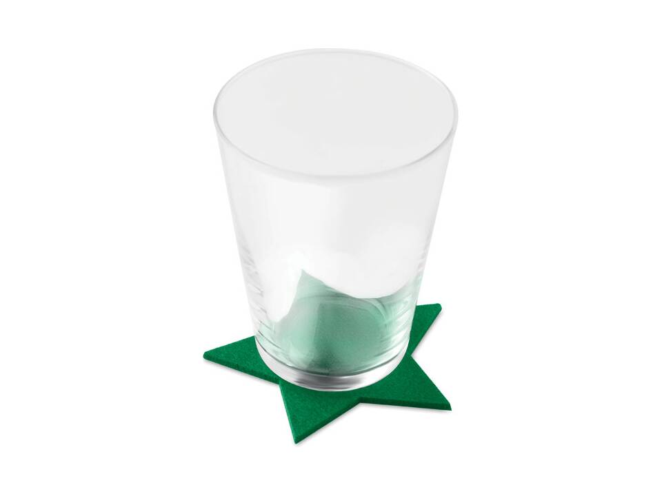 RPET 4 felt coaster set 13