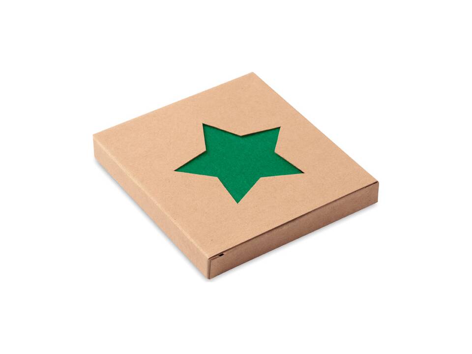 RPET 4 felt coaster set 14