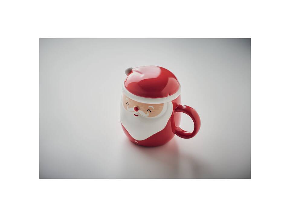 Ceramic mug with lid 370 ml 4