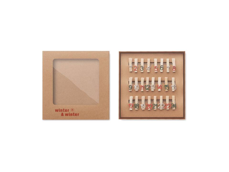 24 clip advent calendar set 2