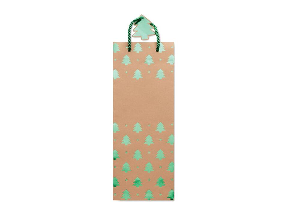 Wine paper bag with pattern 10