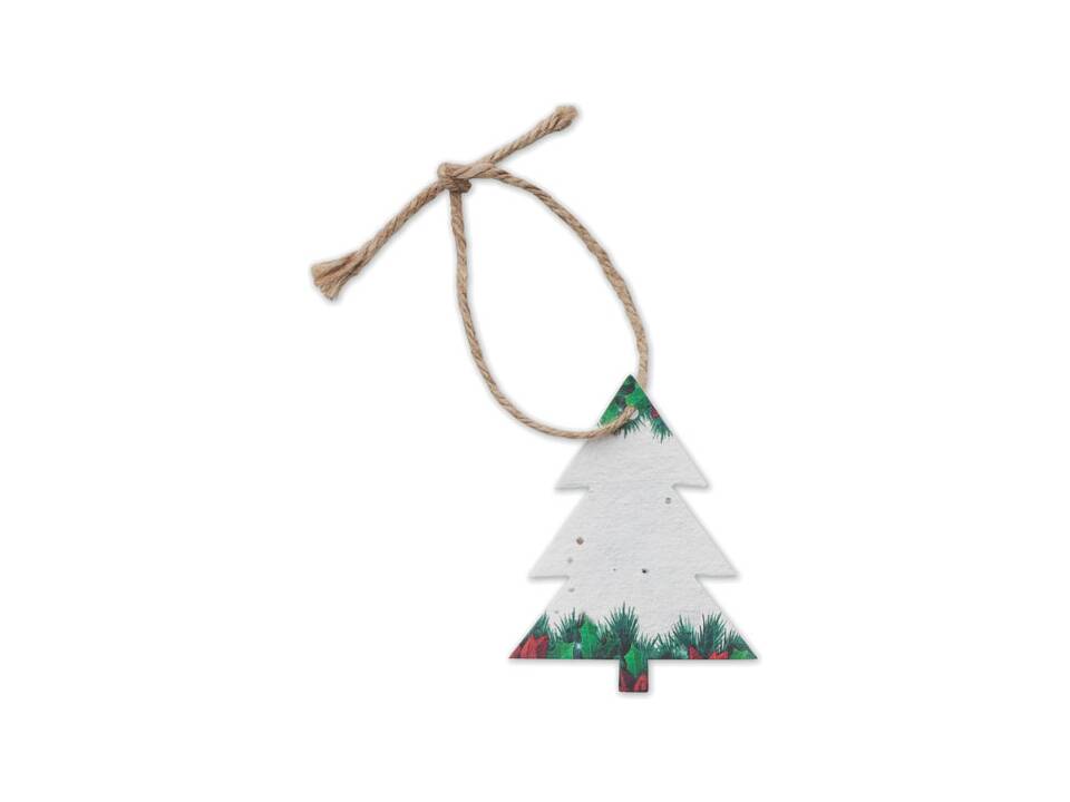 Seed paper Xmas ornament 1