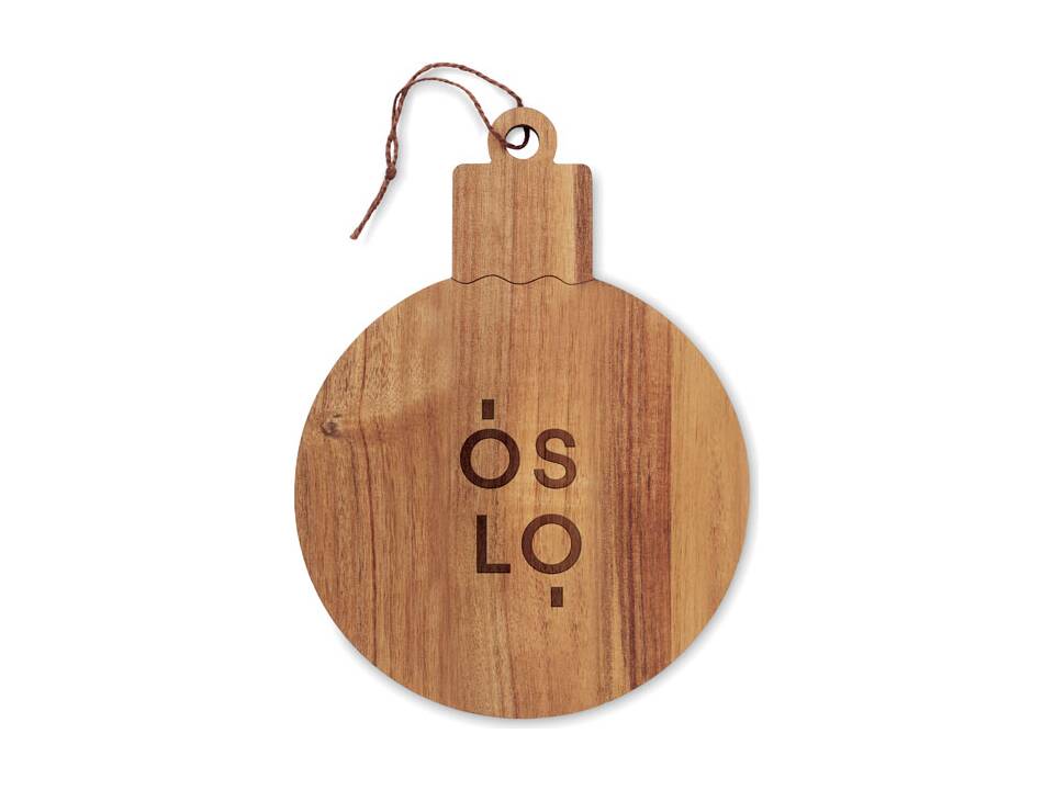 Christmas bauble serving board 3