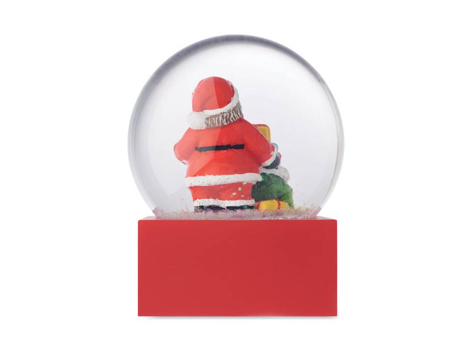 Snow ball glass ornament 3